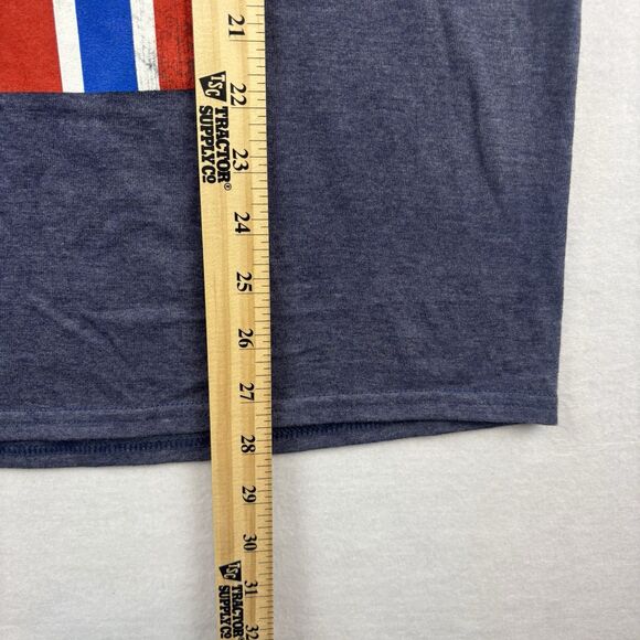 Toyota TRD T Shirt Mens L Heather Gray Blue Short Sleeve - Picture 5 of 6